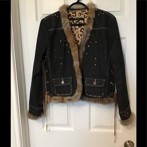 Christine Phillips Bohemian Jean jacket